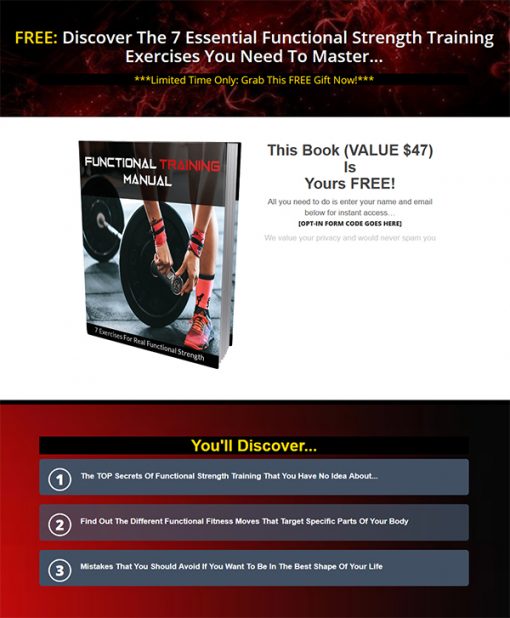 Functional Strength Training Manual Ebook MRR