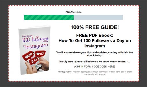 Get 100 Followers on Instagram Report MRR