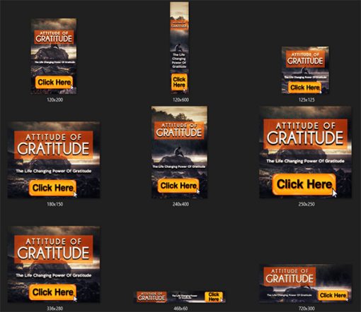 Attitude of Gratitude Ebook and Videos MRR