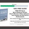 Micro Influencer Secrets Report MRR