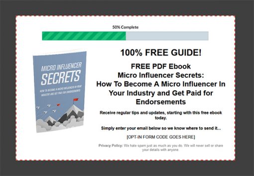 Micro Influencer Secrets Report MRR