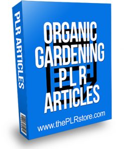 Organic Gardening PLR Articles