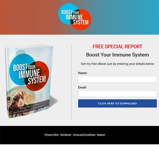 Boost Your Immune System Ebook and Videos MRR