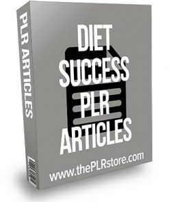 Diet Success PLR Articles