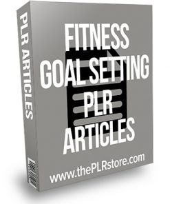 Fitness Goal Setting PLR Articles