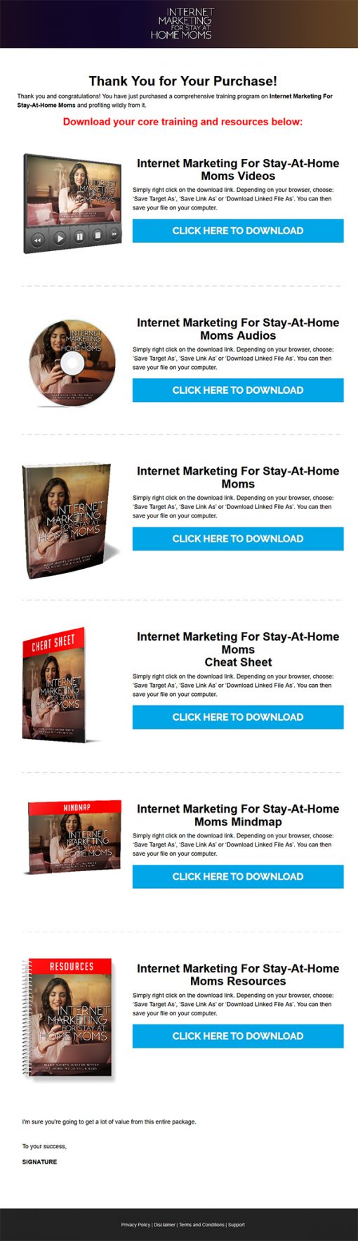 Internet Marketing for Stay at Home Moms Ebook and Videos MRR