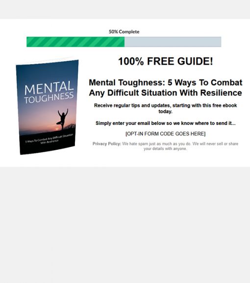 Overcome with Resilience Ebook and Videos MRR