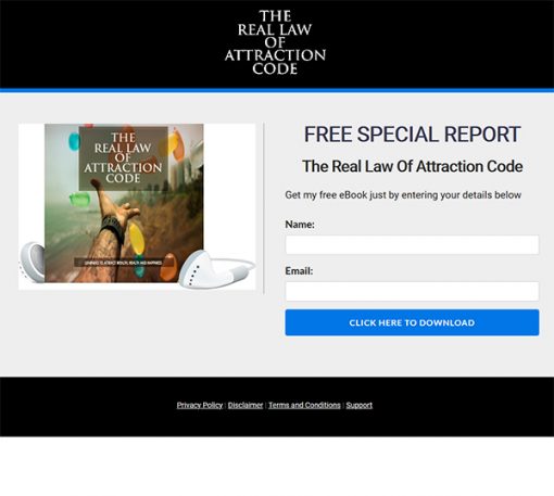 Real Law of Attraction Code Report MRR