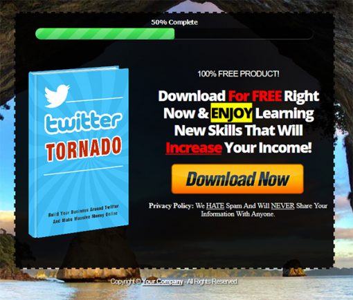 Twitter Tornado Ebook with Master Resale Rights