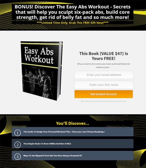 Easy Abs Workout Report MRR