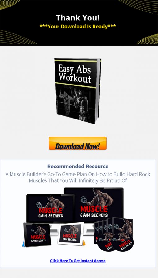 Easy Abs Workout Report MRR