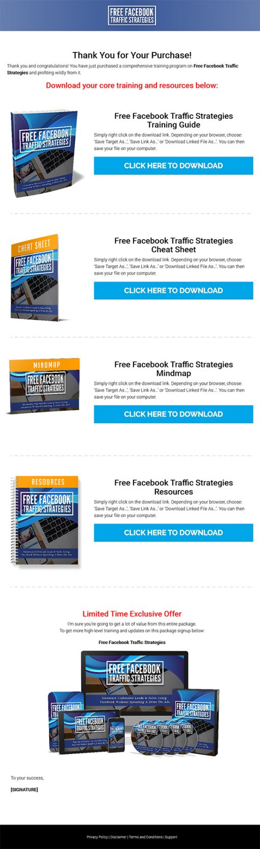 Free Facebook Traffic Strategies Ebook and Videos MRR