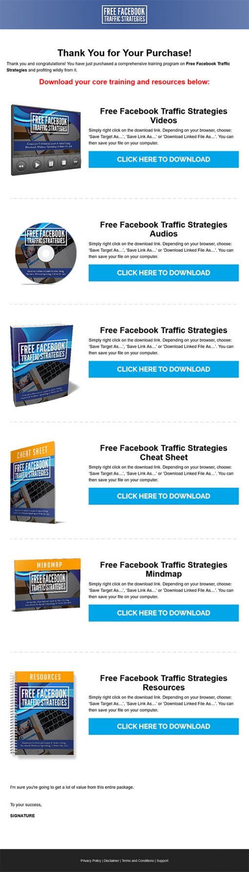 Free Facebook Traffic Strategies Ebook and Videos MRR