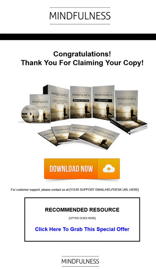 Mindfulness Ebook and Videos MRR