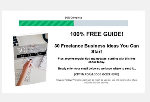 Start a Freelance Business Ebook and Videos MRR