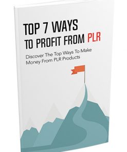 Top 7 Ways to Profit from PLR Ebook MRR