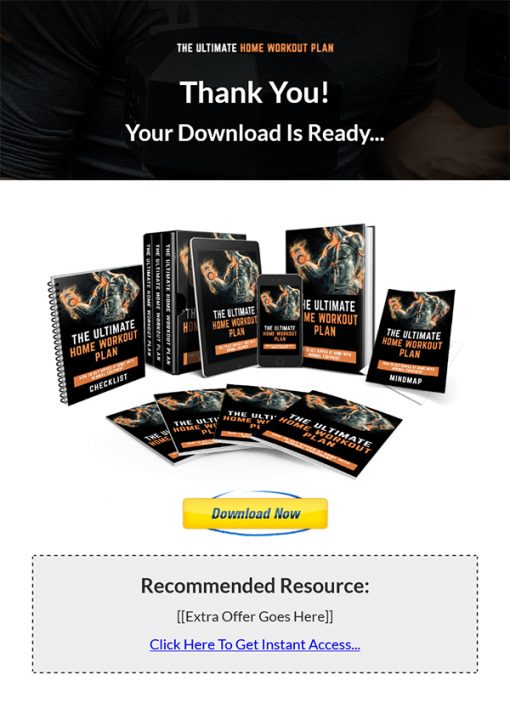 Ultimate Home Workout Plan Ebook and Videos MRR