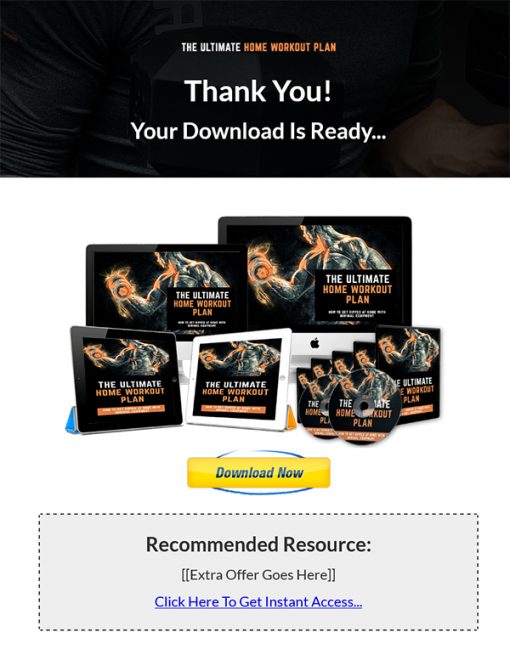 Ultimate Home Workout Plan Ebook and Videos MRR