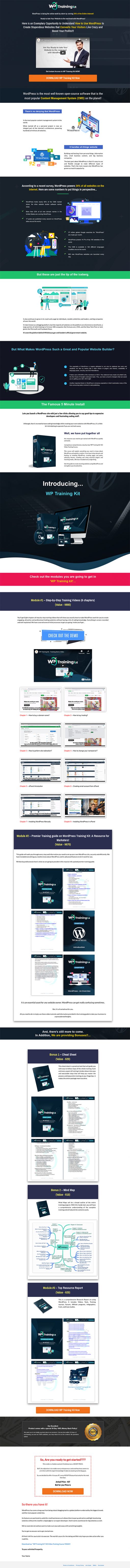 Wordpress Training Kit PLR Ebook and Videos