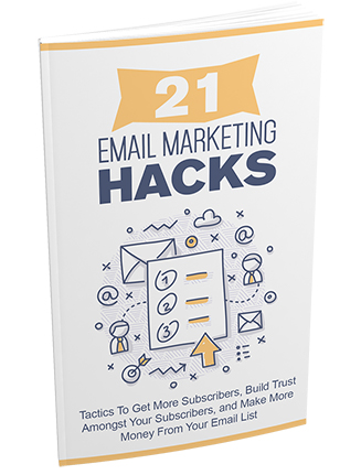21 Email Marketing Hacks Ebook MRR