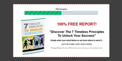 7 Timeless Principles to Unlock Your Success Report MRR
