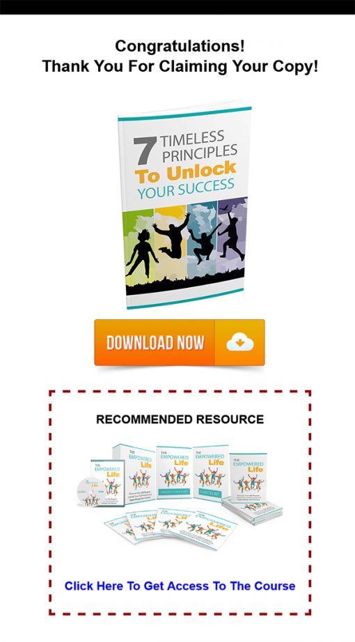 7 Timeless Principles to Unlock Your Success Report MRR