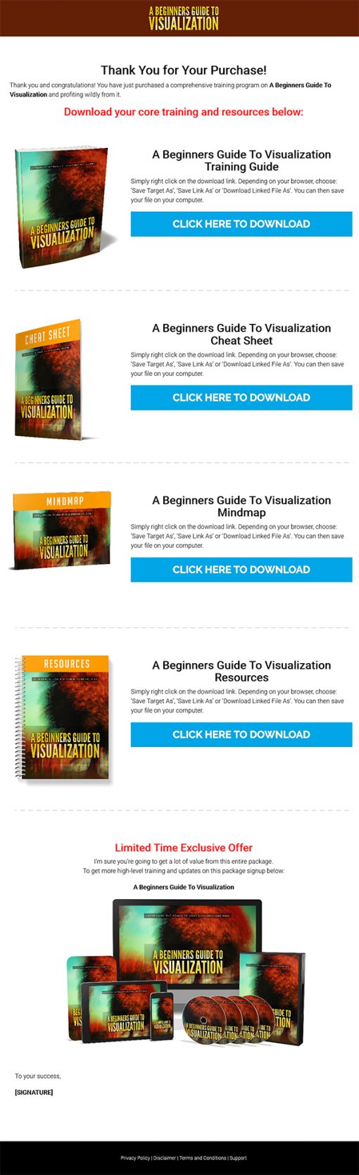 Beginner's Guide to Visualization Ebook and Videos MRR