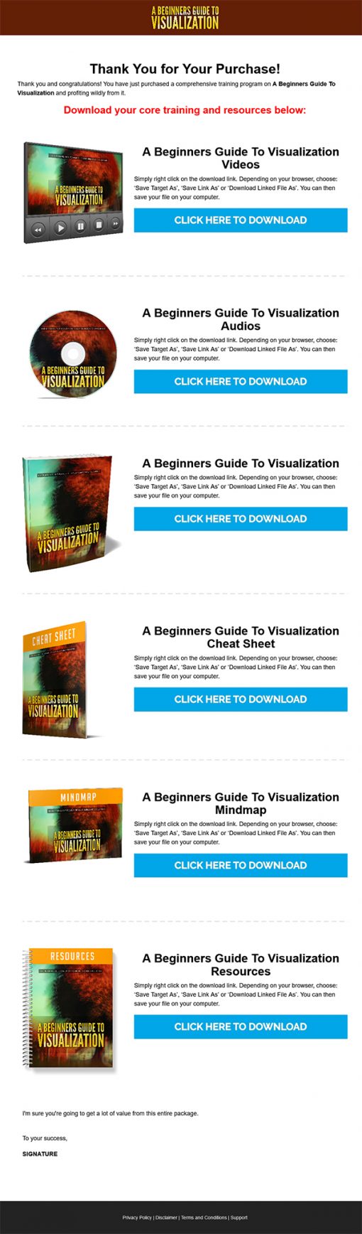 Beginner's Guide to Visualization Ebook and Videos MRR