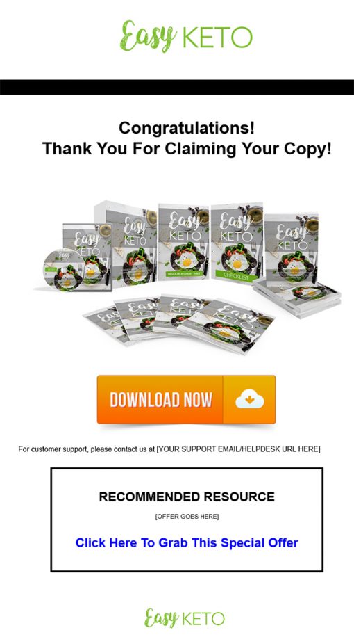 Easy Keto Diet Ebook and Videos MRR