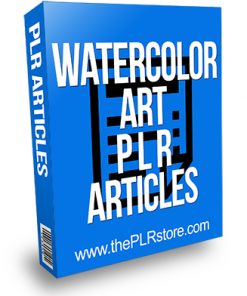 Watercolor Art PLR Articles