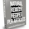 Natural Remedy Recipes PLR Articles