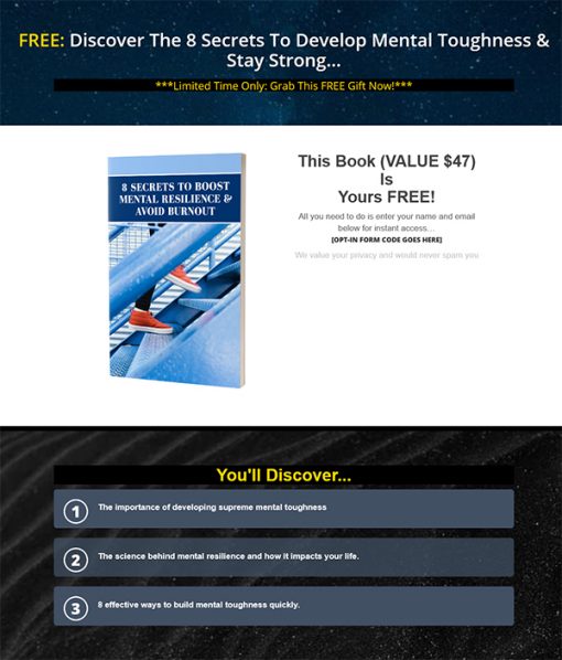 Total Mental Resilience Ebook and Videos MRR