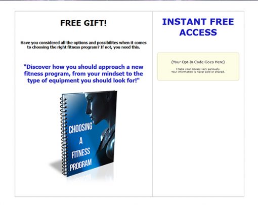 Choosing a Fitness Program PLR Autoresponder Messages