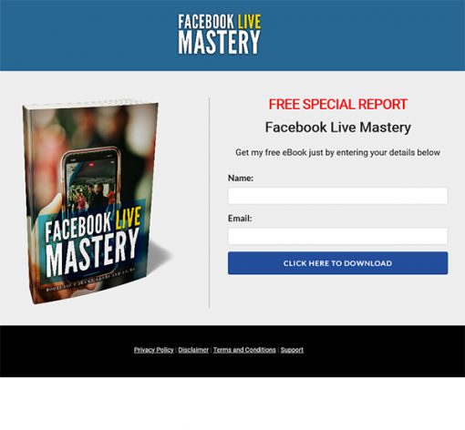 Facebook Live Mastery Ebook and Videos MRR