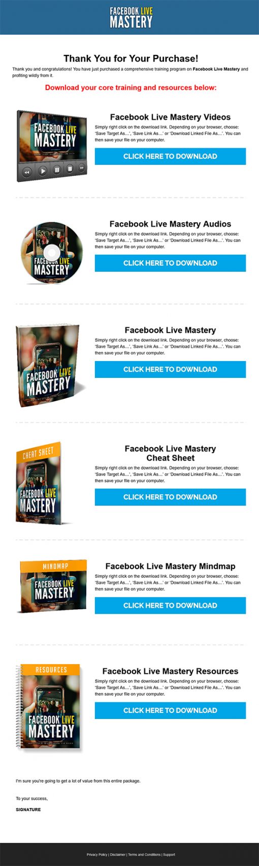 Facebook Live Mastery Ebook and Videos MRR