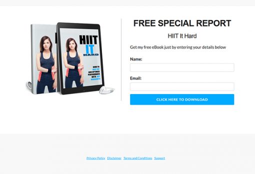 HIIT It Hard Audio and Ebook MRR