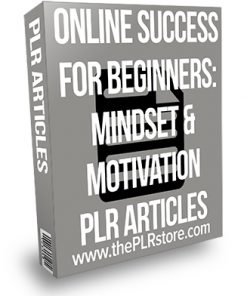 Online Success for Beginners: Mindset and Motivation PLR Articles