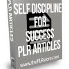 Self Discipline for Success PLR Articles