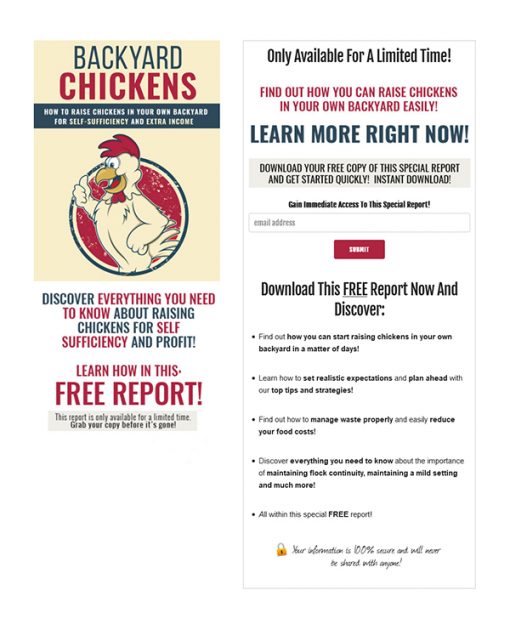 Backyard Chickens PLR Ebook