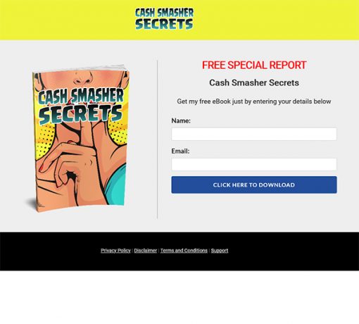 Cash Smasher Secrets Report MRR