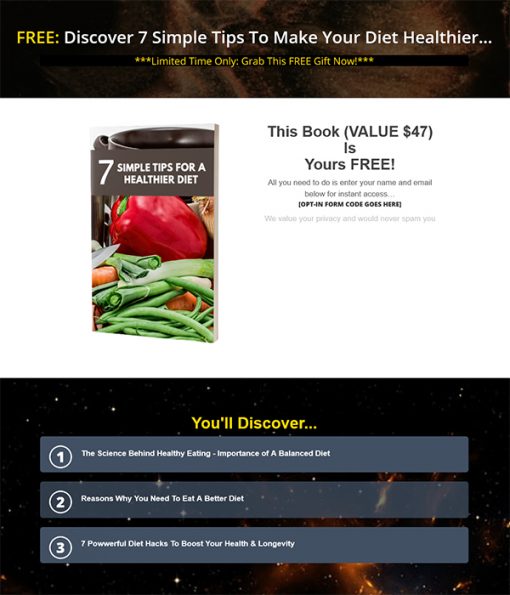 Healthy Habits Ebook and Videos MRR