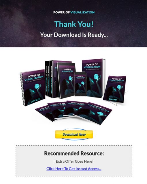 Power of Visualization Ebook and Videos MRR