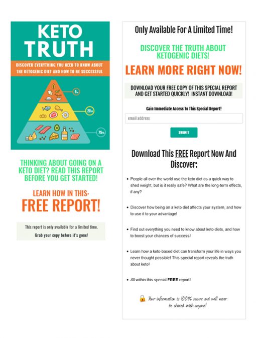 Keto Truth PLR Ebook