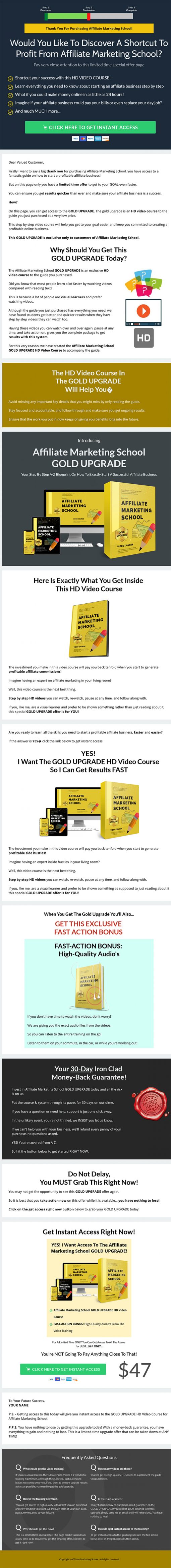 Affiliate Marketing School Ebook and Videos MRR