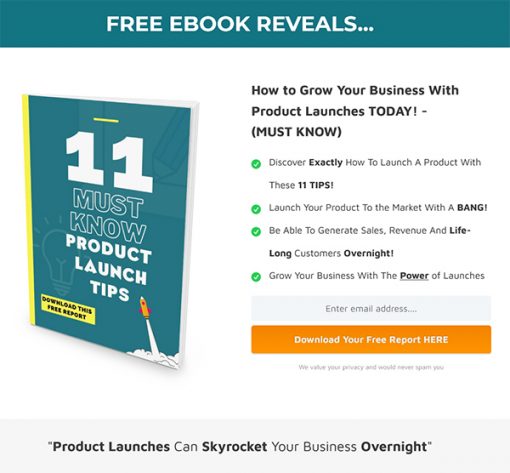 Product Launch School Ebook and Videos MRR