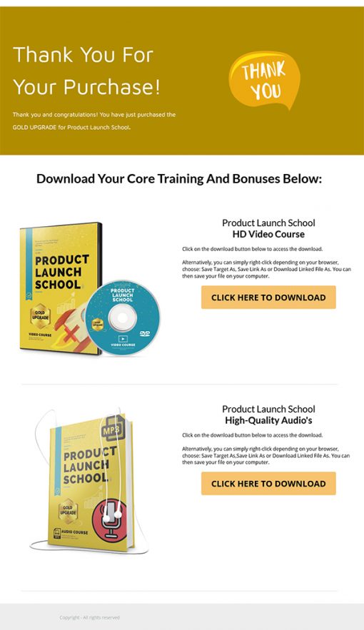 Product Launch School Ebook and Videos MRR