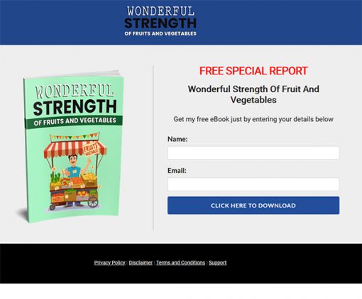 Strength of Fruit and Vegetables Ebook MRR