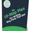 10 Step Plan Writing Blog Posts That Sell PLR Giveaway Report