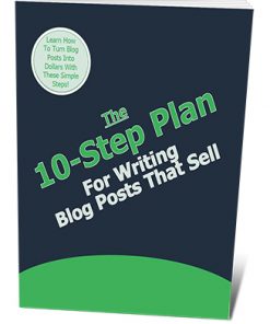 10 Step Plan Writing Blog Posts That Sell PLR Giveaway Report