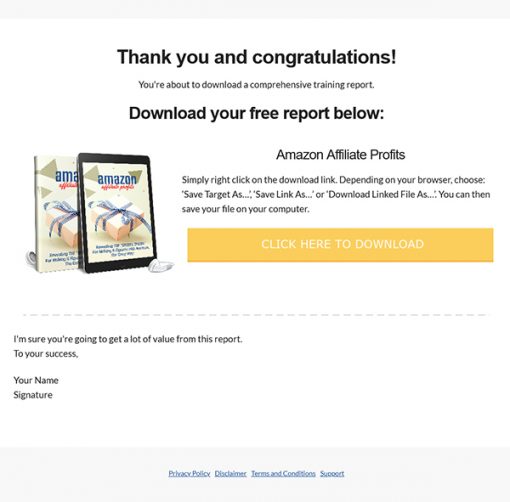 Amazon Affiliate Profits Audiobook and Report MRR